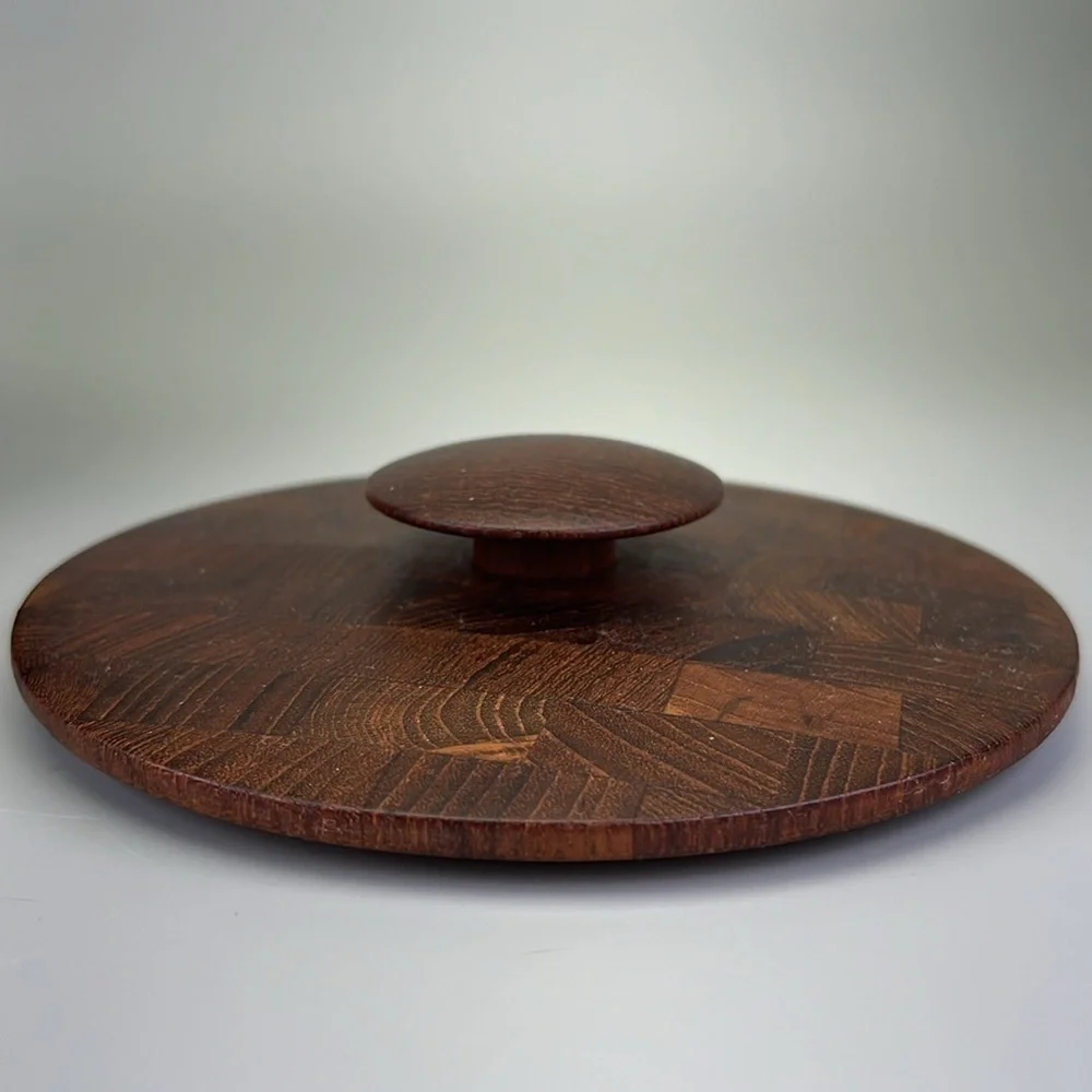 Vintage Ernest Sohn Teak Canister